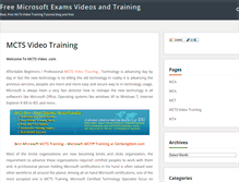 Tablet Screenshot of mctsvideo.com